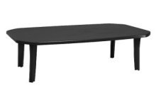 Grosfillex Miami tafel 165x100cm Antraciet