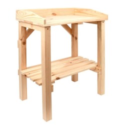 Esschert design Table d'empotage pour enfants en bois 32x48xh61cm