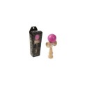 Kendama jeu d'adresse bois 15x5x4cm rose