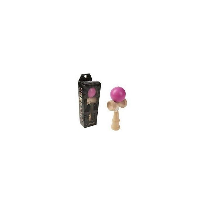 Kendama jeu d'adresse bois 15x5x4cm rose