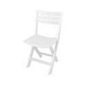 Chaise pliante Komodo plastique 41x40xh77cm blanc