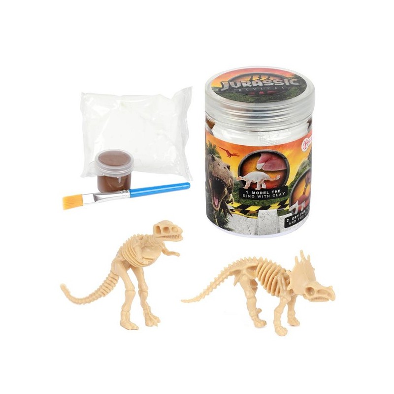Toi Toys Jurassic Revival set Modélisez votre propre dinosaure avec de l'argile