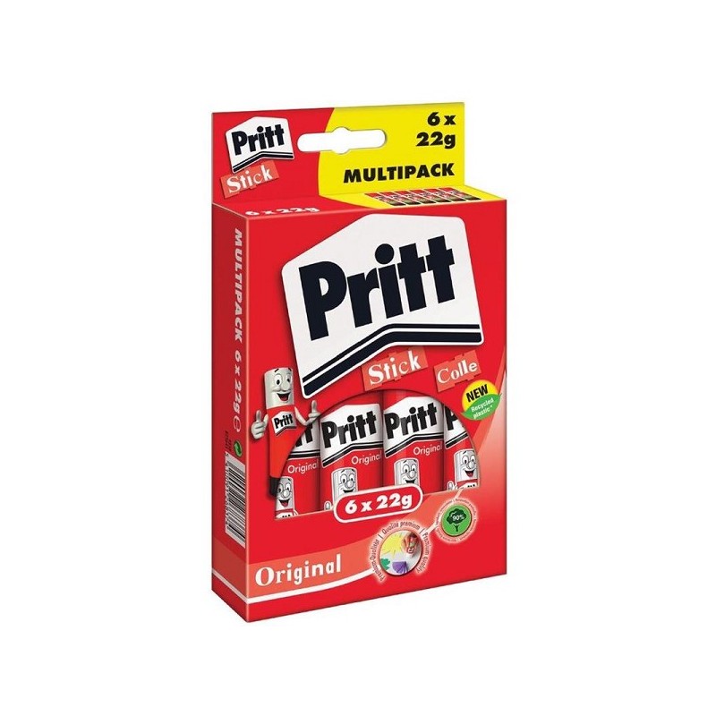 Pritt lijmstift 22g multipack a 6 stuks