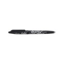 Stylo à bille roller gel Pilot frixion 0,7 mm noir boîte de 12 pièces