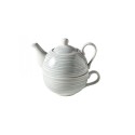 Cosy & Trendy Tea for one Lignes vertes Ø11xh14cm