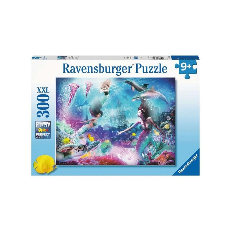 Ravensburger puzzel In het rijk van de zeemeerminnen 300 XXL stukjes