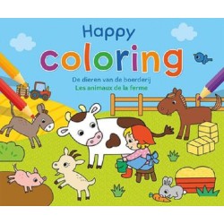 Deltas Happy Coloring - De dieren van de boerderij