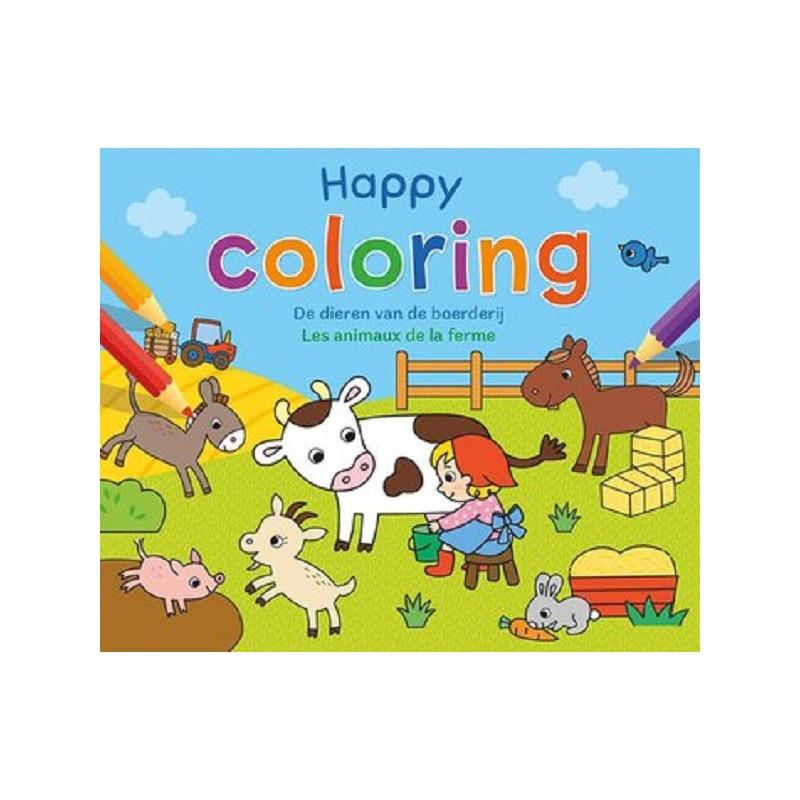 Coloriage Deltas Happy - Les animaux de la ferme