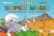 Deltas Dino Super Magic Bloc à gratter magique