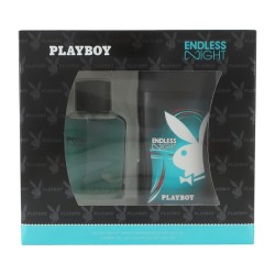 Playboy Coffret Cadeau EDT 60 ml + Gel Douche 250 ml Pour Homme Endless Night