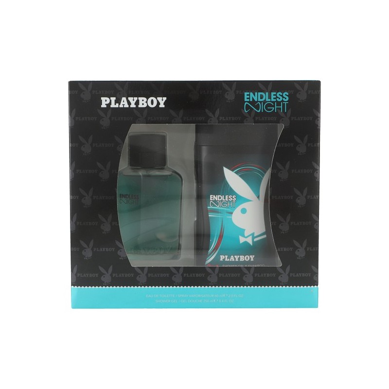 Playboy Giftset EDT 60ml+douchegel 250ml For Men Endless Night