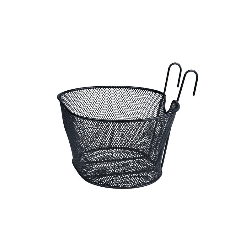 Dunlop Fietsmand draadstaal 19x38x28cm zwart