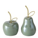 Boltze Home Deco Objet Mura 6xH12cm Vert Dolomite