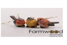 Hanger vogel  polystone 5,6x3x4cm