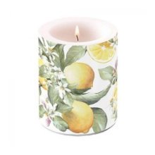 Bougie Ambiente petite Limoni Ø7,5xh8cm