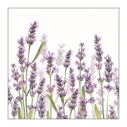 Ambiente Servetten Lavender Shades White 25x25cm