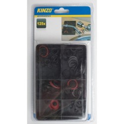 Kinzo Joints toriques en caoutchouc assortiment 125 pièces