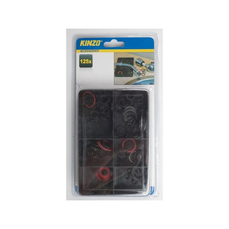 Kinzo Rubberen O ringen assortiment 125-delig