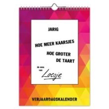 Calendrier d'anniversaire Loesje 18x25cm