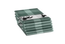 DDDDD Theedoek Shanti 60x65cm groen per 6 stuks