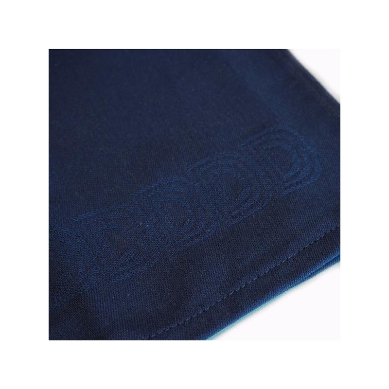 DDDDD Theedoek Logo 60x65cm blauw per 6 stuks
