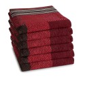 DDDDD Keukendoek feller 50x55cm rood per 6 stuks