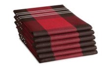 DDDDD Theedoek feller 60x65cm rood per 6 stuks