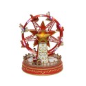 Grande roue Lumineo avec éclairage, musique et pièces mobiles 18x18x23,5 cm sur batterie