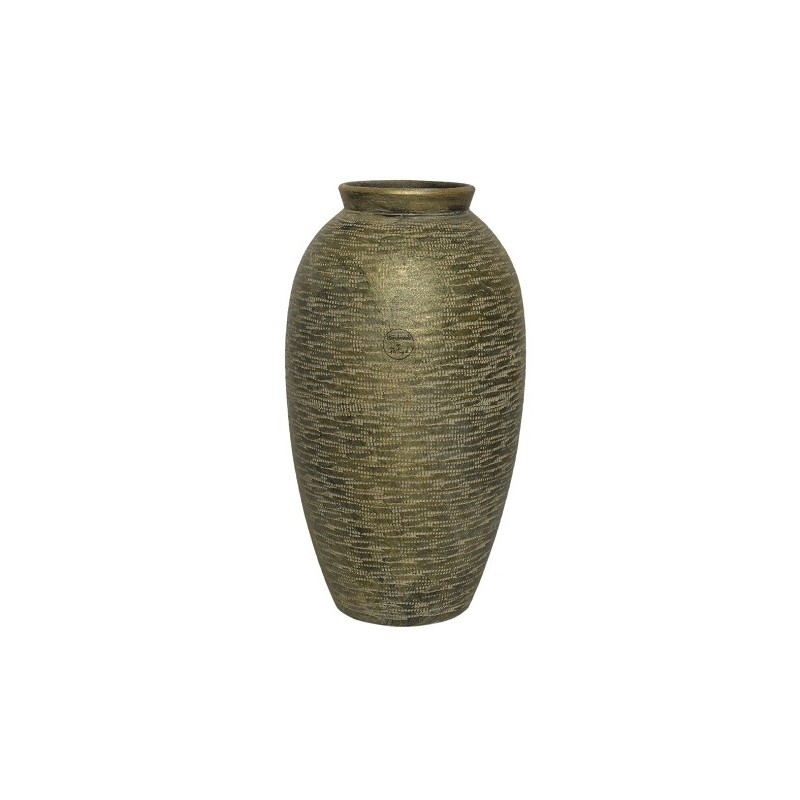 Decoris Vase terre cuite Ø22x40cm or