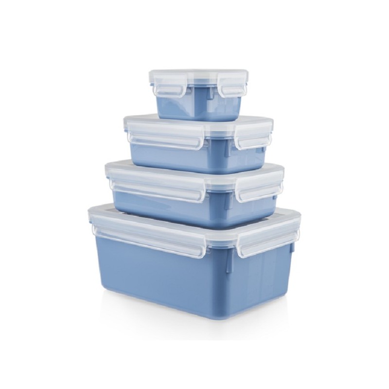 Tefal MasterSeal Color coffret de rangement 4 pièces bleu (0,2L, 0,55L, 0,8L, 2,2L)