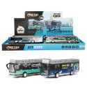 Toi Toys Metal World bus urbain 21cm rétractable avec lumière et son
