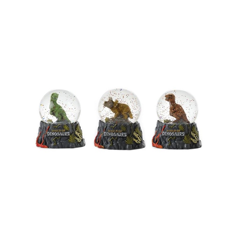 Toi Toys Boule à neige World of Dinosaurs dino Ø6,5xh9cm