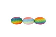 Fidget rainbow ribbel squeeze bal 7cm