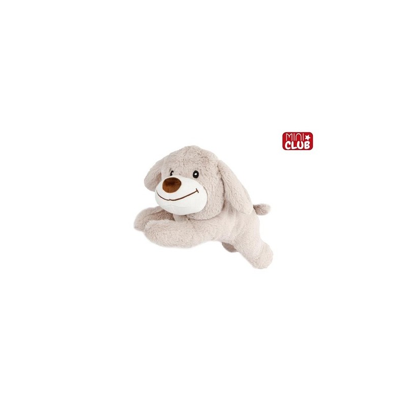 Peluche chien couché Mini Club 30x16x14cm