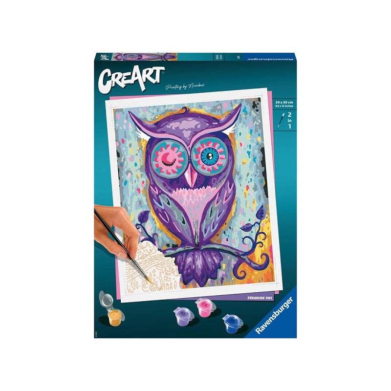 Ravensburger CreArt Dreaming owl Schilderen op nummer