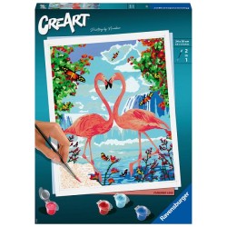 Ravensburger CreArt Flamingo Love Peinture par numéros