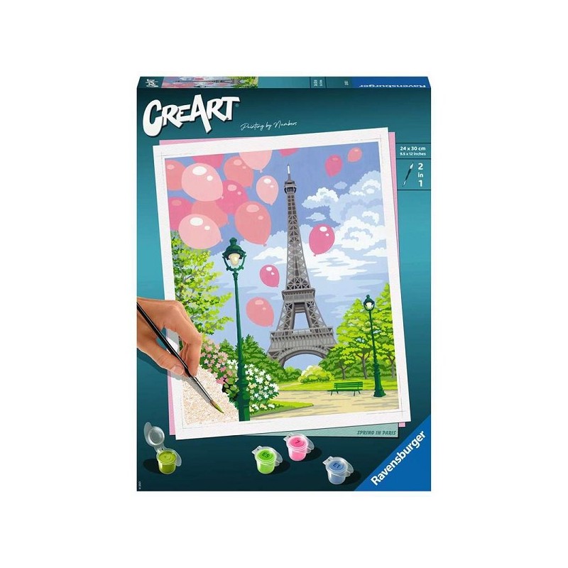 Ravensburger CreArt Printemps à Paris Peinture par numéros