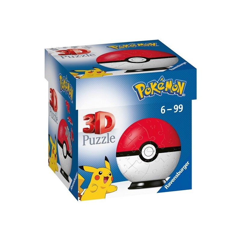 Ravensburger Puzzle 3D Pokémon Pokeball 54 pièces