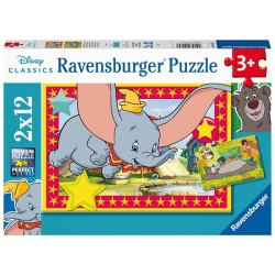 Ravensburger puzzel Disney Classics: Adventure is calling 2x12 stukjes