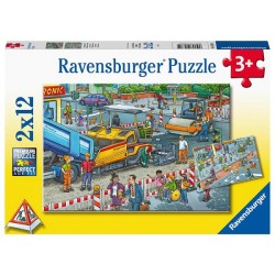 Ravensburger puzzle Travail sur la route 2x12 pièces
