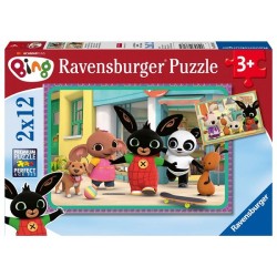 Puzzle Ravensburger BB : L'aventure de Bing 2x12 pièces