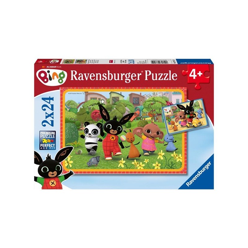 Puzzle Ravensburger BB : Bing et ses amis 2x24 pièces