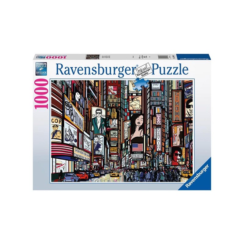 Ravensburger puzzel Kleurrijk New York 1000 stukjes