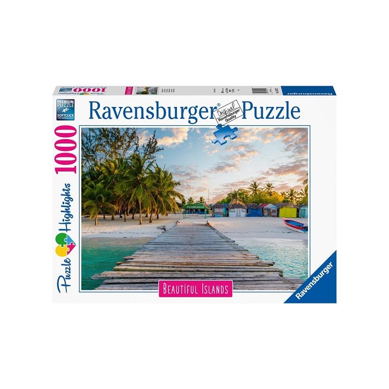 Ravensburger puzzel Caribisch eiland 1000 stukjes