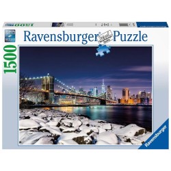 Ravensburger puzzel Winter in New York 1500 stukjes