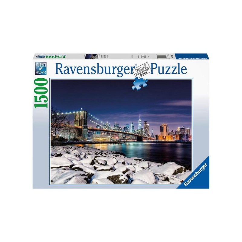 Ravensburger puzzel Winter in New York 1500 stukjes