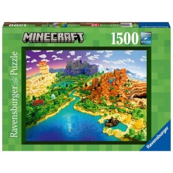 Puzzle Ravensburger Monde de Minecraft 1500 pièces