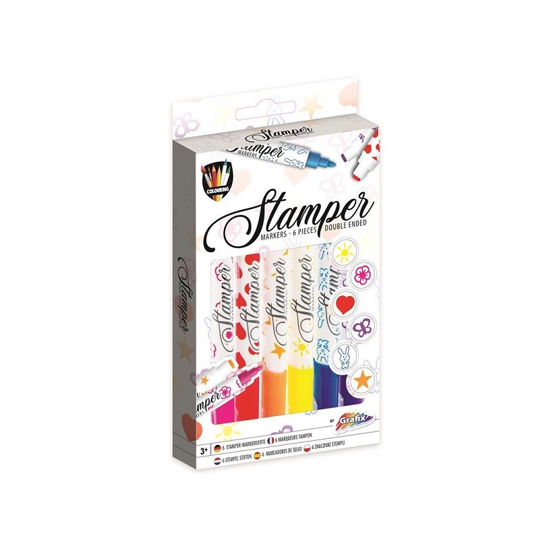 Grafix set a 6 Stempel stiften