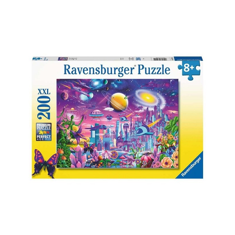 Puzzle Ravensburger Ville cosmique 200 pièces XXL