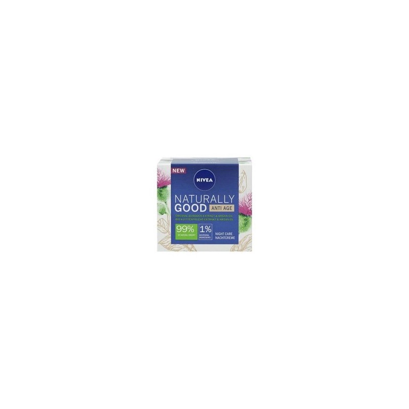 Nivea Night Cream 50ml Naturally Good Anti Age